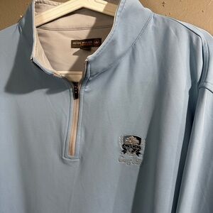 Peter Millar Sky Blue Quarter-Zip Pullover